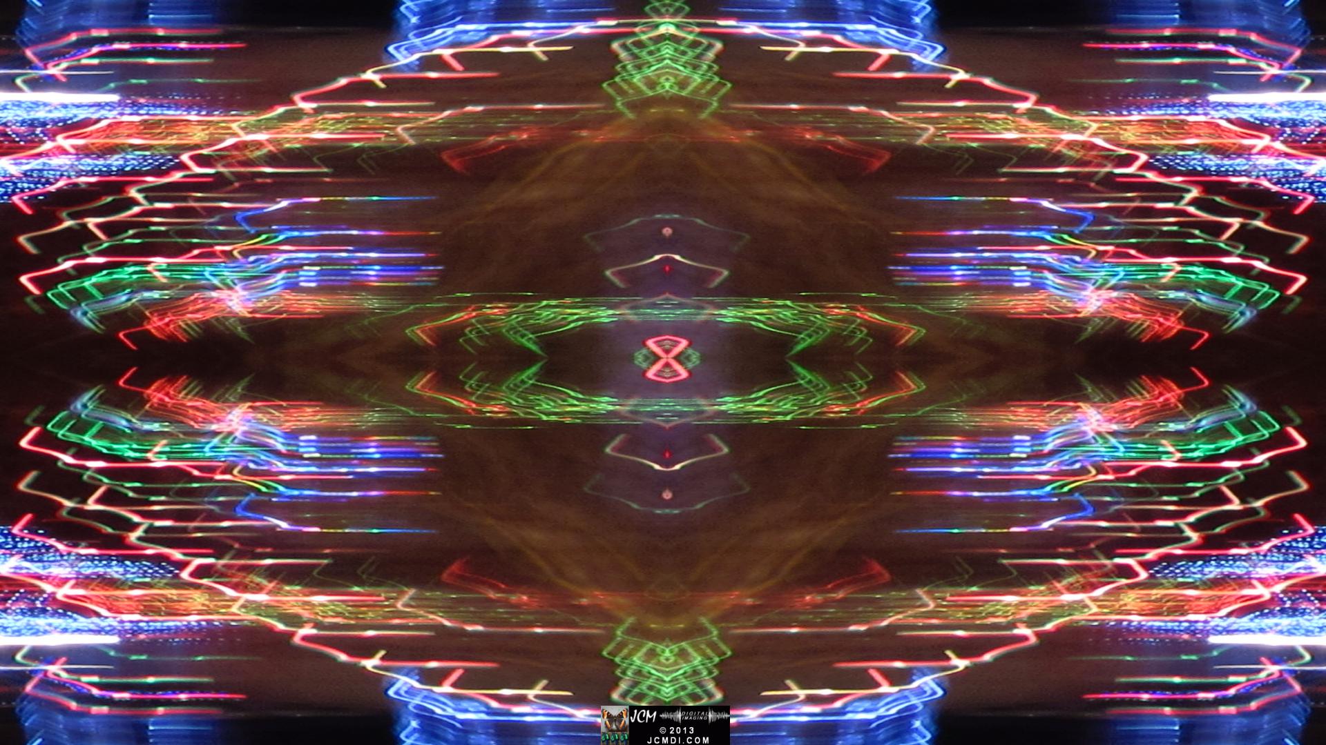 Wakefield Holiday Lightshow 2013 Quadroscopic long exposure artwork